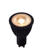 Lucide LED BULB - Led lamp - Ø 5 cm - LED Dim to warm - GU10 - 1x5W 2200K/3000K - Zwart
