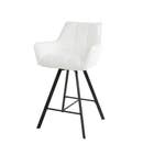 Reefs Interior Barkruk Raster Bouclé - Wit