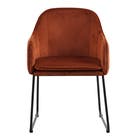 Livingfurn Stoel - Benthe Rust Copper Velvet