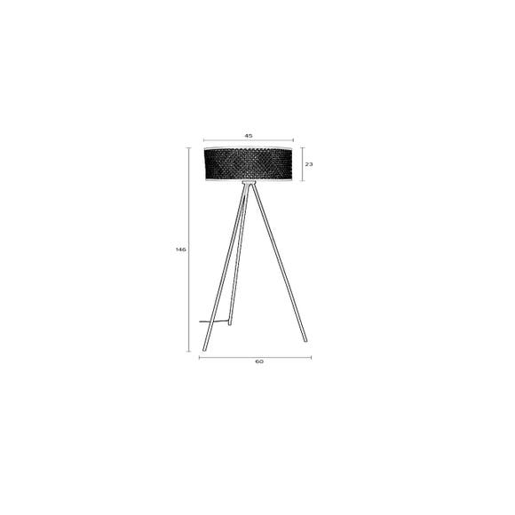 Maison Bobby Vloerlamp Isla Bamboo