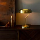 Dutchbone Bureaulamp ECLIPSE Messing