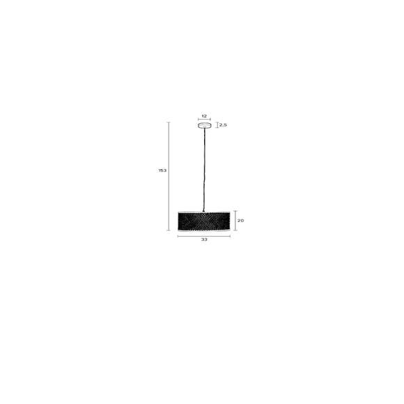 Maison Bobby Hanglamp Isla Bamboo Small