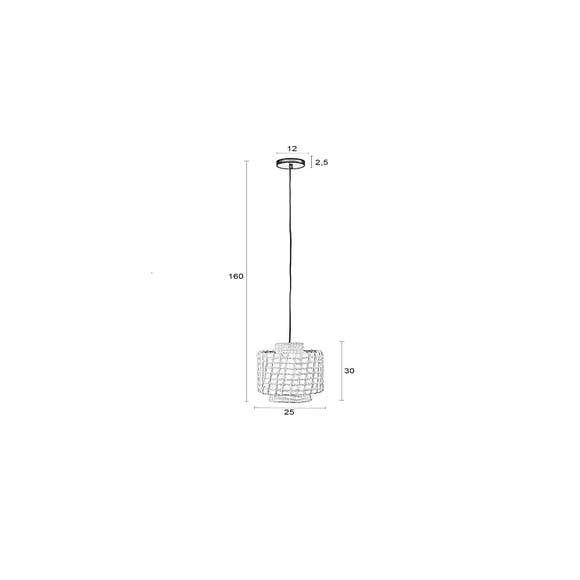 Maison Bobby Hanglamp Arjun Wide