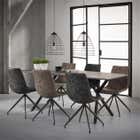 Reefs Interior Eettafel Wiltshire 190cm - Betonlook Grijs