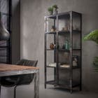 Reefs Interior Vitrinekast Trent metal 2 deuren