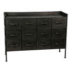 PTMD Dressoir Simple Metal - 12 Laden