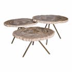 PTMD Salontafel Set New Khine - Naturel