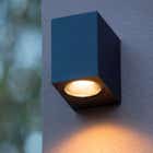 Lucide ZARO - Wandspot Buiten - 1xGU10 - IP44 - Zwart