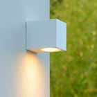 Lucide ZARO - Wandspot Buiten - 1xGU10 - IP44 - Wit
