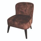 PTMD Fauteuil Nikki Velvet - Koper