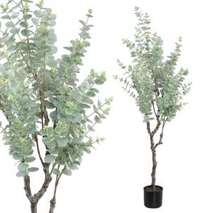PTMD Kunstplant - Tree Eucalyptus Groen 