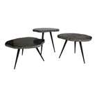 PTMD Salontafel Set Khine - Zwart