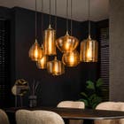 Reefs Interior Hanglamp Stripe glass horizontal - 4+3