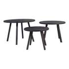 PTMD Salontafel Set Ohara - Zwart