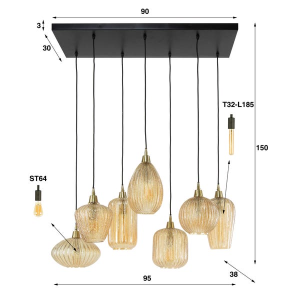 Reefs Interior Hanglamp Pilote