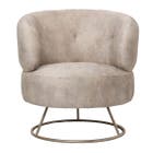 PTMD Fauteuil Carice - Beige