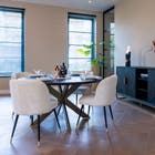 Richmond Eettafel Blackbone Brass Rond - 140 cm