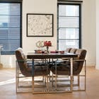 Richmond - Eettafel Blackbone silver 220