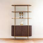 Richmond Wandkast Barkley 2-deuren 3-planken - Gold 