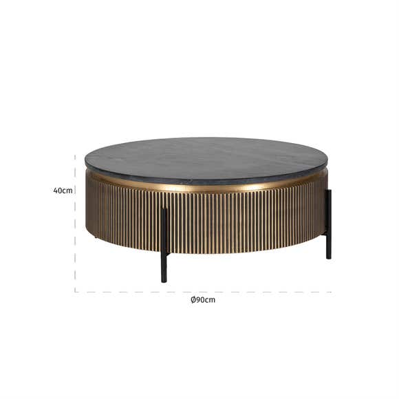 Richmond Salontafel Ironville 90Ø