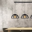 Lucide DIKRA - Hanglamp - Ø 40 cm - 3xE27 - Zwart