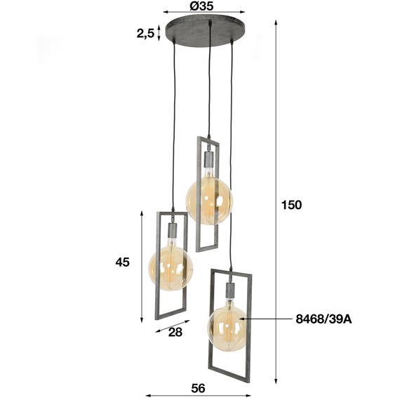 Reefs Interior Hanglamp Sky Getrapt