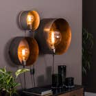 Reefs Interior Wandlamp Set Charger - Oud Zilver