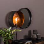 Reefs Interior Wandlamp Charger met Spiegel - Oud Zilver