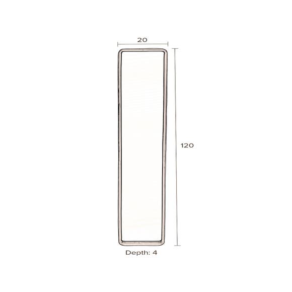 Dutchbone Spiegel Blackbeam