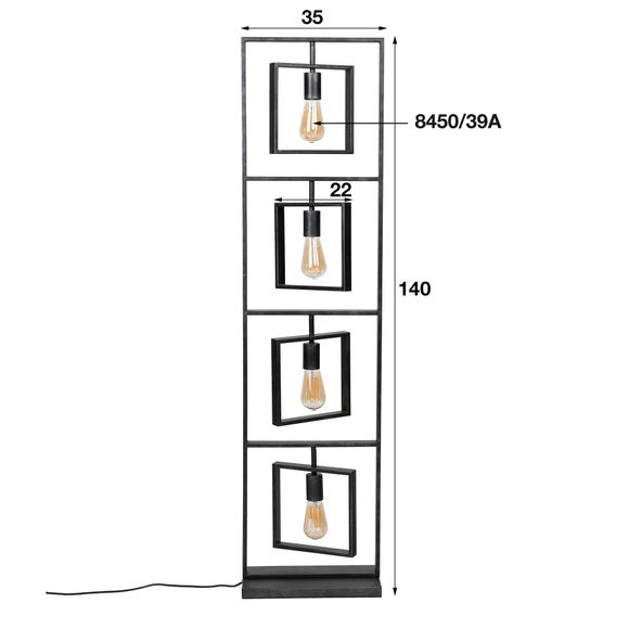 Reefs Interior Vloerlamp Turn Square