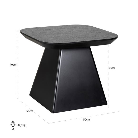 Richmond Bijzettafel Bonvoy - Zwart
