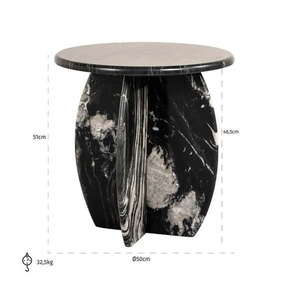 Richmond Bijzettafel Bancroft - Zwart