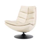 Eleonora Fauteuil Sven - Beige boho leder