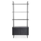 Eleonora Wandkast James 2drs. - Zwart