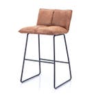 Eleonora Barstoel Ruby - Cognac Topper