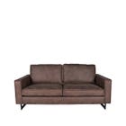 LABEL51 Bank Arezzo - Bruin - Microfiber - 2-Zits