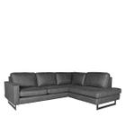 LABEL51 Hoekbank Arezzo - Antraciet - Microfiber - 2,5-Zits + Ottomane