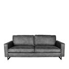 LABEL51 Bank Arezzo - Grijs - Microfiber - 3-Zits