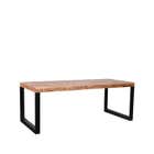 LABEL51 Eetkamertafel Glasgow - Rough - Mangohout - 180x90 cm