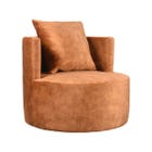 LABEL51 Fauteuil Evy 90cm - Oker - Velours