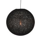 LABEL51 Hanglamp Twist - Zwart - Vlas - 55 cm