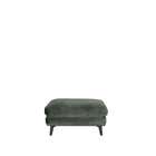 LABEL51 Hocker Siena - Army green - Fluweel