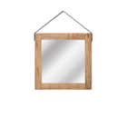 LABEL51 Spiegel - Naturel - Mangohout - 60x60 cm