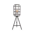 LABEL51 Vloerlamp Twine - Zwart - Metaal