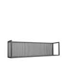 LABEL51 Wanddecoratie Motif Wandrek - Zwart - Metaal - XL