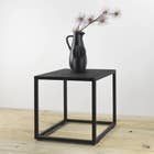 Spinder Design Bijzettafel DANIËL 40 x 40 - Zwart