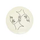 By-Boo Wanddecoratie - Abstract Small Beige