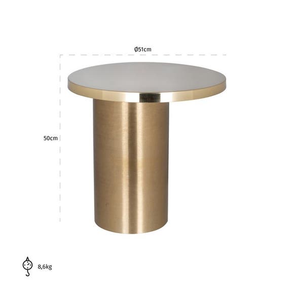 Richmond Bijzettafel Naya - Goud