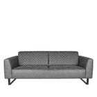 LABEL51 Bank Nola - Antraciet - Microfiber - 3-Zits