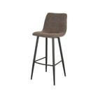 LABEL51 Barstoel Jelt - Bruin - Bouclé - Zithoogte 65 cm